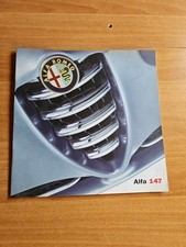 Brochure Alfa Romeo 147 Lingua Italiana 12 Pagine Edz 09/2002