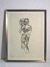 BRUNO CASSINARI SERIGRAFIA SU CARTA DI RISO CON FIRMA A MATITA XX SEC.