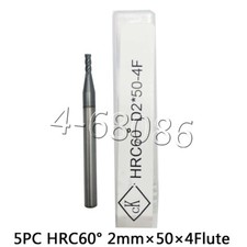 5PZ HRC60° 2mm φ2x50x4F
