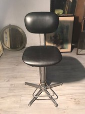 Sgabello girevole da ufficio vintage saliscendi anni 70