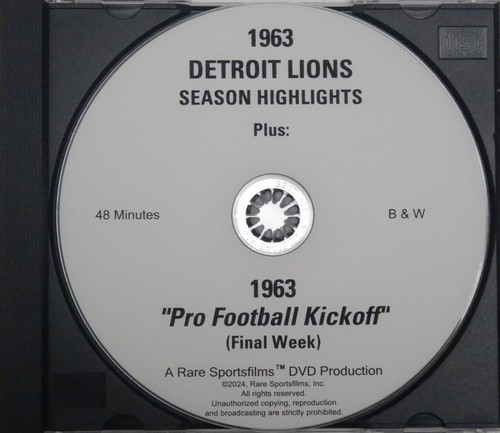 1963 detroit lions highlights - 1963,