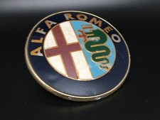 ALFA ROMEO 75MM LOGO SCUDO SIGLA EMBLEMA FREGIO STEMMA SCRITTA TARGHETTA BADGE