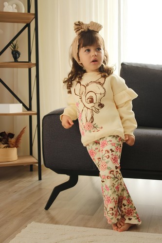 Tuta bambina collo tondo - tuta,