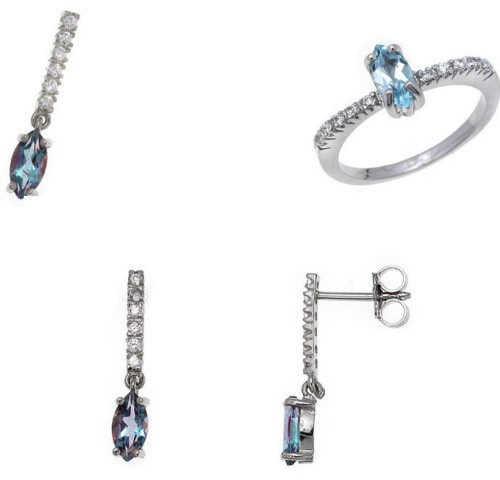 Parure oro pendente ciondolo - parure,