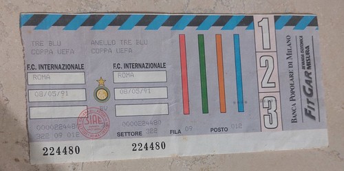 Biglietto inter roma finale - inter,