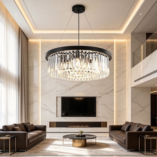 Lampadario cristallo lusso - lampadario,