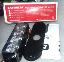 Seco-Larm SL-1311-MAC Modulo Luce Rettangolare, Trasparente, LED ad Alta Intensità 1Wx4