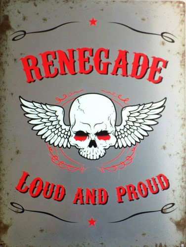 Targa metallo vintage renegade - vintage,