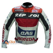Giacca Moto Pelle Uomo Honda