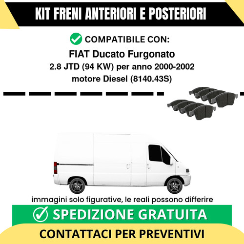 Pastiglie freno ant post - pastiglie,
