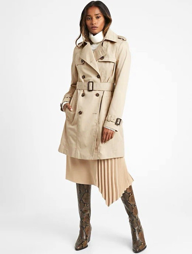 Trench cappotto tessuto - , banana