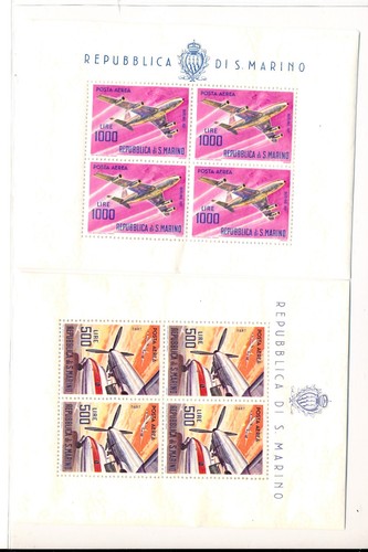 1964 san marino foglietti - marino,