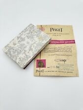 PIAGET OROLOGIO TASCA SCATOLA BOX DISPLAY VINTAGE GARANZIA COMPILATA ORIGINALE