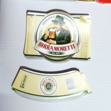 2 Etichette Birra Moretti  Da