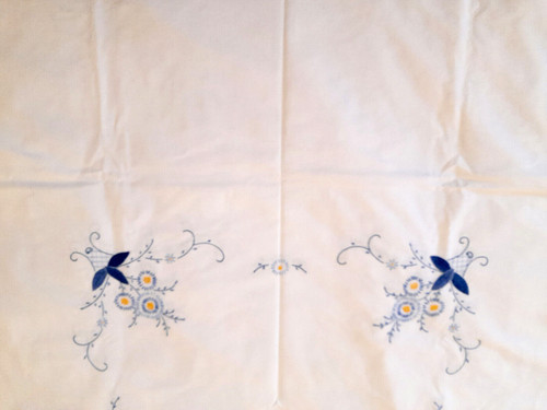 Tovaglia bianca cotone - in, con