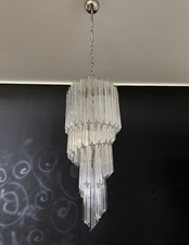 Vintage Murano Chandelier – 54 quadriedri prisms