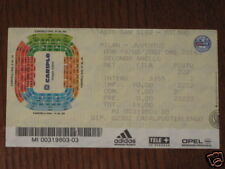 MILAN JUVENTUS BIGLIETTO TICKET AMICHEVOLE 18/08/2008