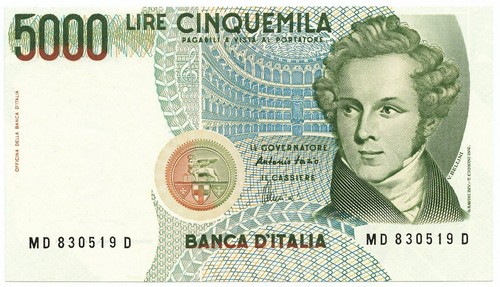 5000 lire errore - 5000,