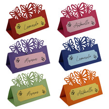 Set 10/20/30 Segnaposto Personalizzati in Carta, Decorazione per Eventi e Feste