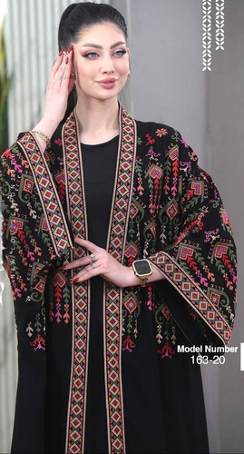 Abaya tatreez bisht ricamo - abaya,
