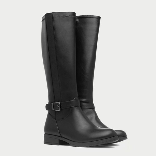 Stivali donna fibbia tacco - donna,