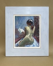 Quadro Dama Nuda olio su