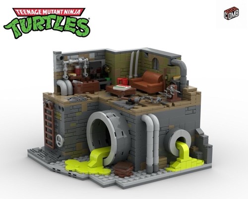 Tmnt fower tair - fower, diorama