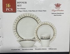 Set piatti porcellana bianca