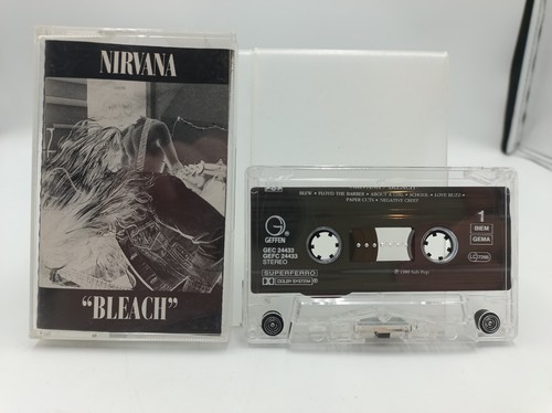 Nirvana bleach cassette tape - nirvana,