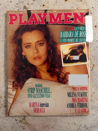 Playmen marzo 1989 barbara - playmen,