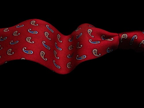 Cravatta collo khaki red - cravatta,