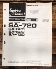 Pioneer SA-720 -620 -520 -420