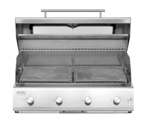 Barbecue gas fry top - gas,