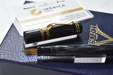 Pluma Estilográfica Visconti Ragtime Federico II plumin cristal