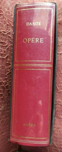 Dante opere della mursia - dante,