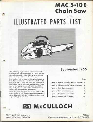 Motosega mcculloch mac 10e - mcculloch, 5-10e