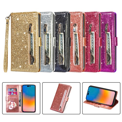 Custodia pieghevole glitter