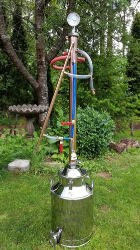 Copper moonshine still fusto - copper,
