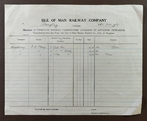 1949 isle man railway - 1949,