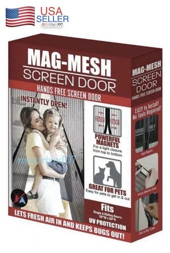 Magnetic screen door heavy - magnetic,