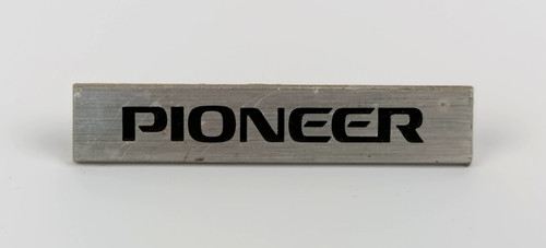 Pioneer marchio in alluminio - -,