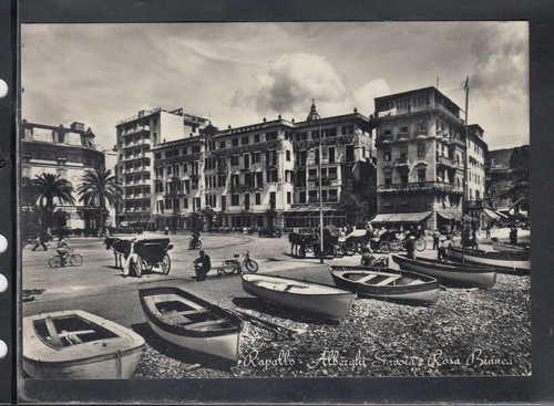 Cartolina rapallo alberghi - cartolina,