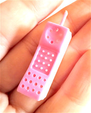 B630 - BARBIE MINI VAN CAMPER 1995 telefono rosa bianco