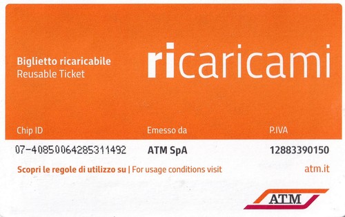 Biglietto atm ricaricami - atm,