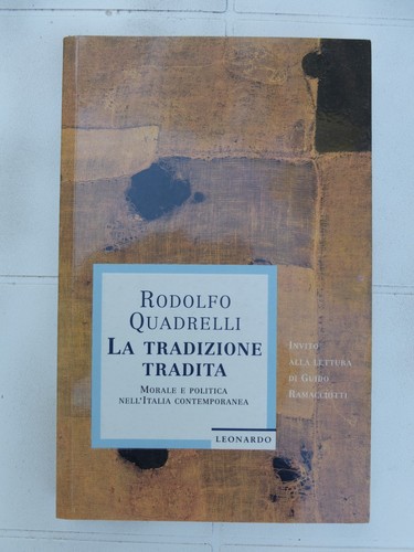 Tradizione tradita morale - tradizione,