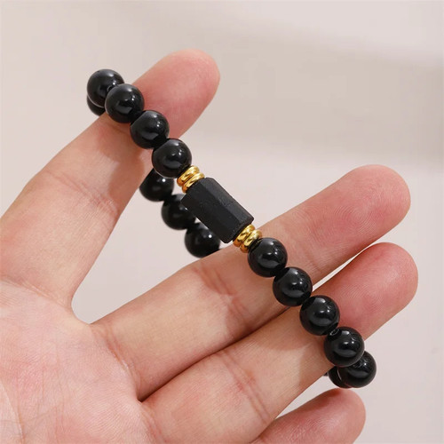 Bracciale tormalina nera - bracciale,