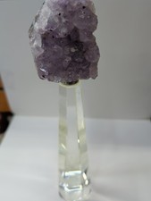 Real Amethyst Stone on Top Of