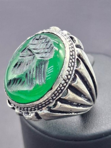 Anello intaglio uccellino