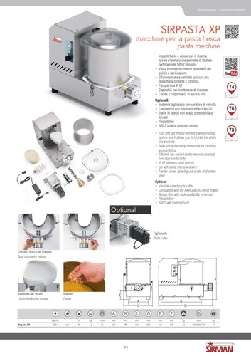Macchina produzione pasta - produzione,