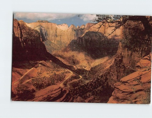 Cartolina zion canyon utah usa - cartolina,